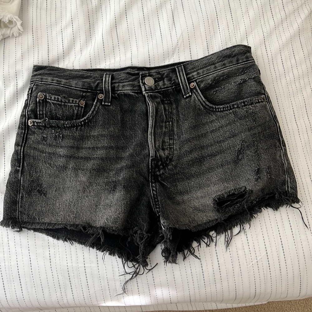 Levi’s Black Denim Shorts